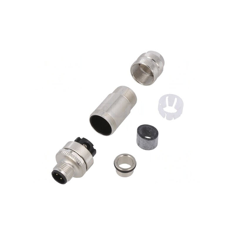 Conector M12 Mufă Tată 4 PIN Ecranat Aurit IP67 250V 4A | Electronic-mag.ro | Componente Electronice Conector M12 Mufă Tată 4 PIN Ecranat Aurit IP67 250V 4A | Electronic-mag.ro | Componente Electronice