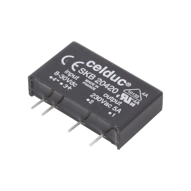Releu Semiconductor SPST-NO 8-30VDC 5A 12-280VAC | Electronic-mag.ro | Componente Electronice