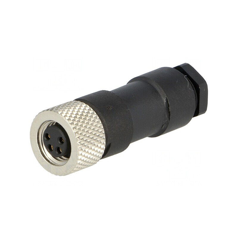 Conector M8 Mamă 4 Pin Drept pe Cablu 4A | Electronic-mag.ro | Componente Electronice