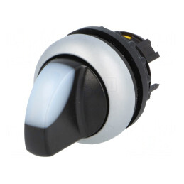 Comutator Rotativ 22mm Alb | Electronic-mag.ro | Componente Electronice