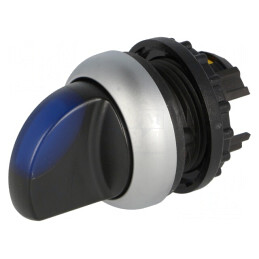 Comutator Rotativ 22mm Albastru IP67 | Electronic-mag.ro | Componente Electronice