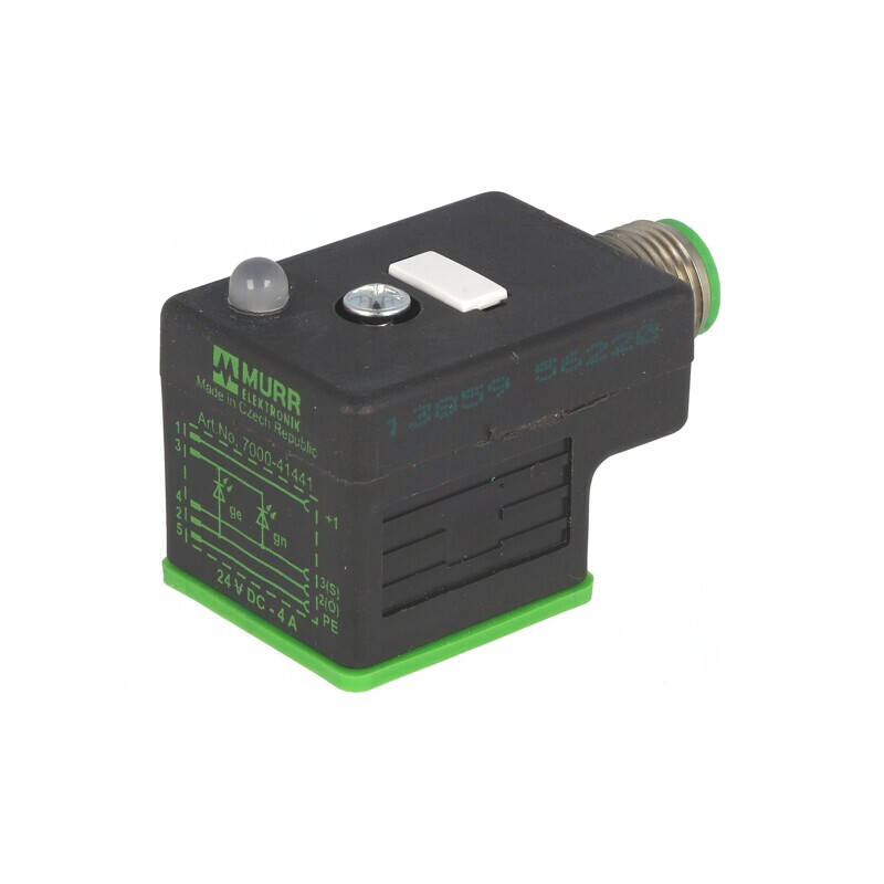 Conector cu Valvă Adaptor Mamă PIN 4 24V 18mm | Electronic-mag.ro | Componente Electronice
