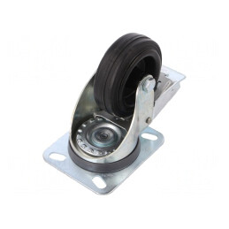 Roată de transport cu placă de montare 80mm | Electronic-mag.ro | Componente Electronice