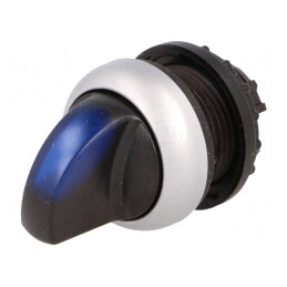 Comutator Rotativ 22mm Albastru IP67 | Electronic-mag.ro | Componente Electronice