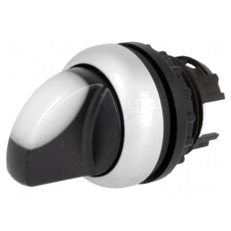 Comutator Rotativ 22mm Alb 3 Pozitii | Electronic-mag.ro | Componente Electronice