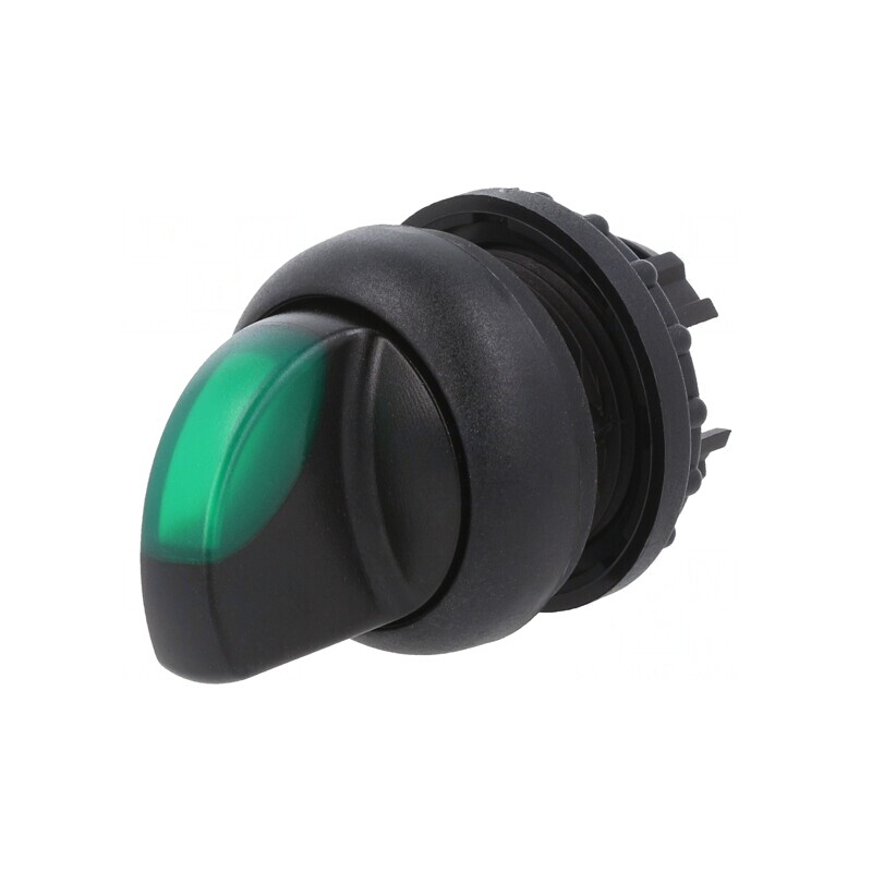 Comutator rotativ 22mm verde | Electronic-mag.ro | Componente Electronice
