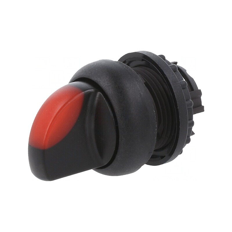 Comutator rotativ 22mm roșu 2 poziții | Electronic-mag.ro | Componente Electronice