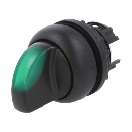 Comutator Rotativ 22mm Verde 3 Puncte de Fixare | Electronic-mag.ro | Componente Electronice