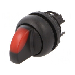 Comutator Rotativ 22mm Roșu 3 Poz. | Electronic-mag.ro | Componente Electronice