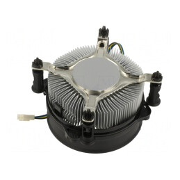Radiator Aluminiu 12VDC 91,1m3/h 59,2mm x 95mm | Electronic-mag.ro | Componente Electronice