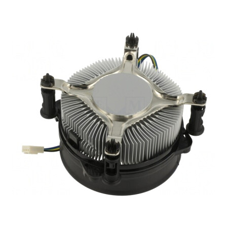 Radiator Aluminiu 12VDC 91,1m3/h 59,2mm x 95mm | Electronic-mag.ro | Componente Electronice