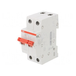 Separator-întrerupător 2P 63A 415VAC pentru șină DIN | Electronic-mag.ro | Componente Electronice