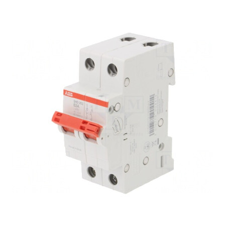 Separator-întrerupător 2P 63A 415VAC pentru șină DIN | Electronic-mag.ro | Componente Electronice