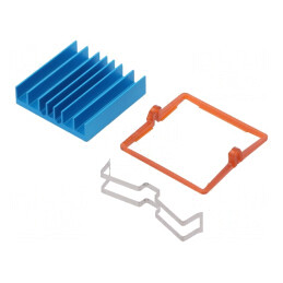 Radiator BGA Albastru 30mm x 30mm | Electronic-mag.ro | Componente Electronice