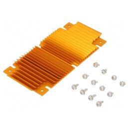 Radiator cu Aripioare BGA Aurie 61mm x 118mm | Electronic-mag.ro | Componente Electronice