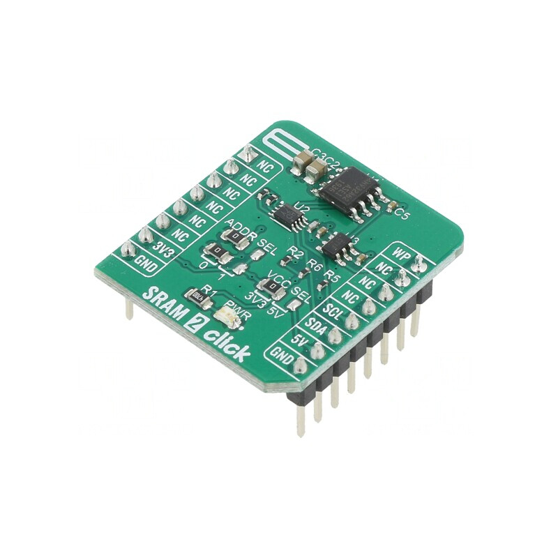 SRAM 2 Click - Placă Prototip Memorie I2C | Electronic-mag.ro | Componente Electronice