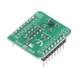 Placă Prototip Accelerometru I2C/SPI ACCEL 15 CLICK BMA490L