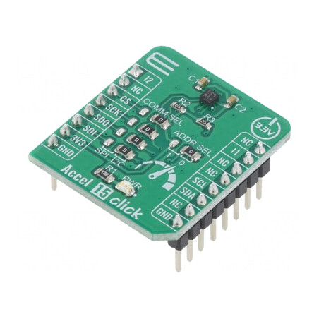 Placă Prototip Accelerometru I2C/SPI ACCEL 15 CLICK BMA490L | Electronic-mag.ro | Componente Electronice
