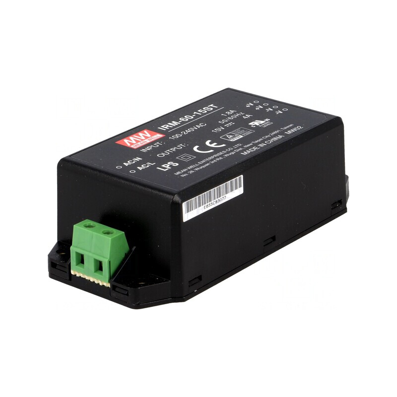 Alimentator Modular 60W 15VDC IRM-60-15ST | Electronic-mag.ro | Componente Electronice Alimentator Modular 60W 15VDC IRM-60-15ST | Electronic-mag.ro | Componente Electronice