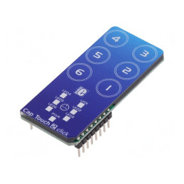 Placă Click Tastatură Capacitativă 6 Taste SPI CAP1166 | Electronic-mag.ro | Componente Electronice