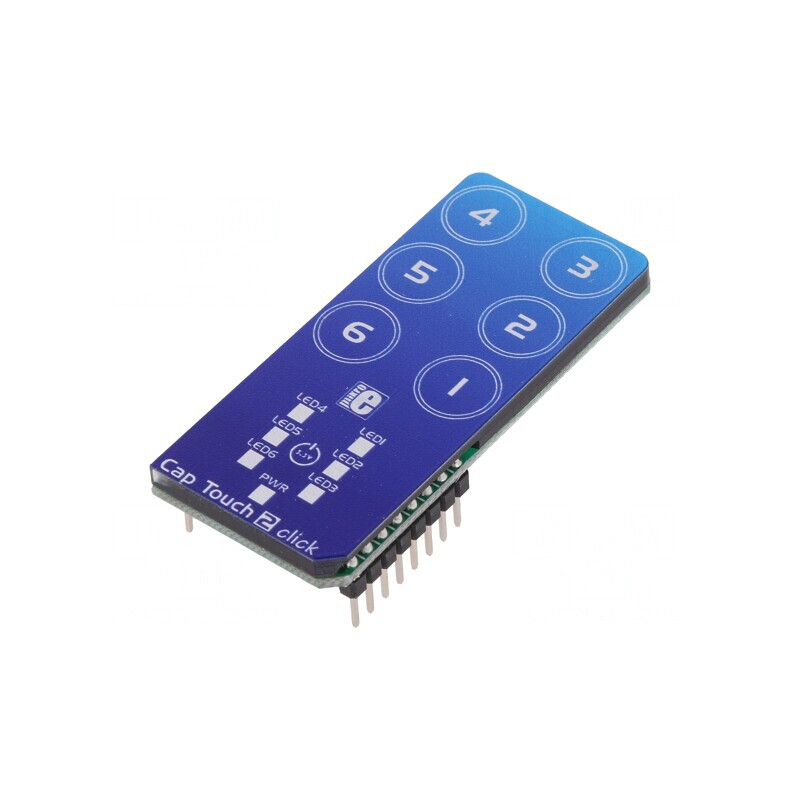 Placă Click Tastatură Capacitativă 6 Taste SPI CAP1166 | Electronic-mag.ro | Componente Electronice