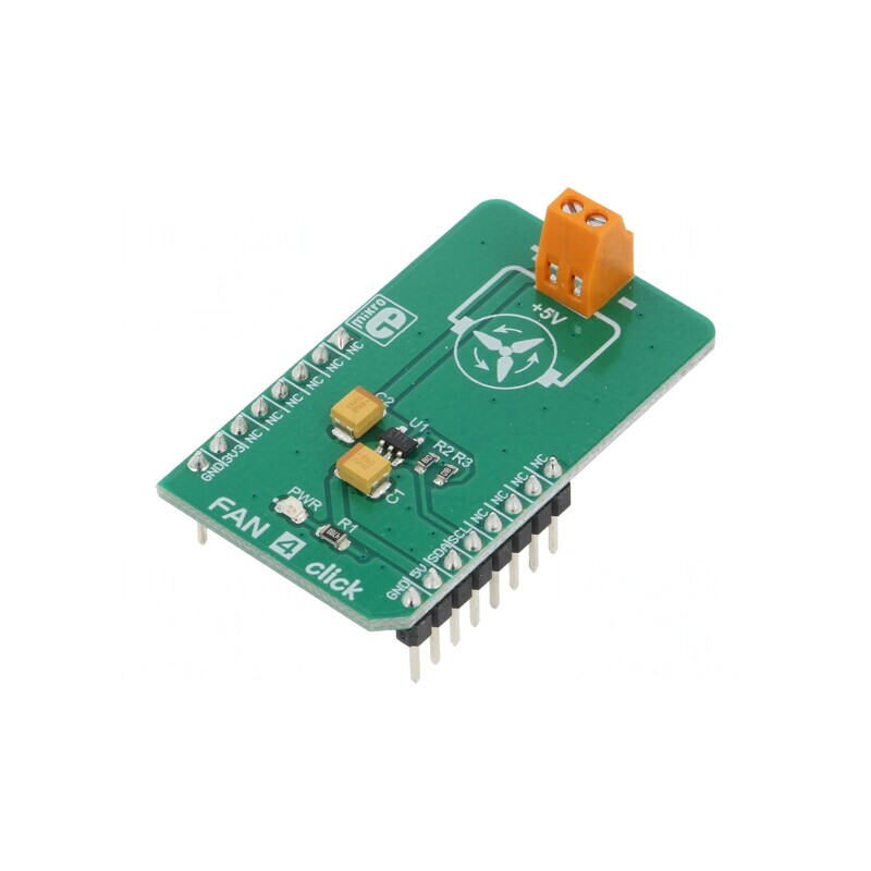 Placă Controler Ventilator I2C Fan 4 Click | Electronic-mag.ro | Componente Electronice
