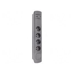 Prelungitor 4 Prize cu Protecție la Supratensiune 16A | Electronic-mag.ro | Componente Electronice