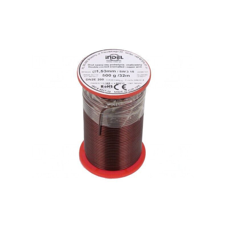 Sârmă Emailată Dublă 1,5mm 0,5kg Cu | Electronic-mag.ro | Componente Electronice Sârmă Emailată Dublă 1,5mm 0,5kg Cu | Electronic-mag.ro | Componente Electronice