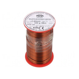 Sârmă Dublu Emailată 1,6mm 0,5kg Cu | Electronic-mag.ro | Componente Electronice