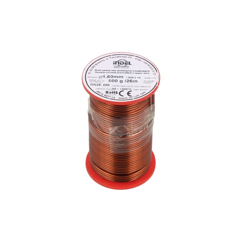 Sârmă Dublu Emailată 1,6mm 0,5kg Cu | Electronic-mag.ro | Componente Electronice