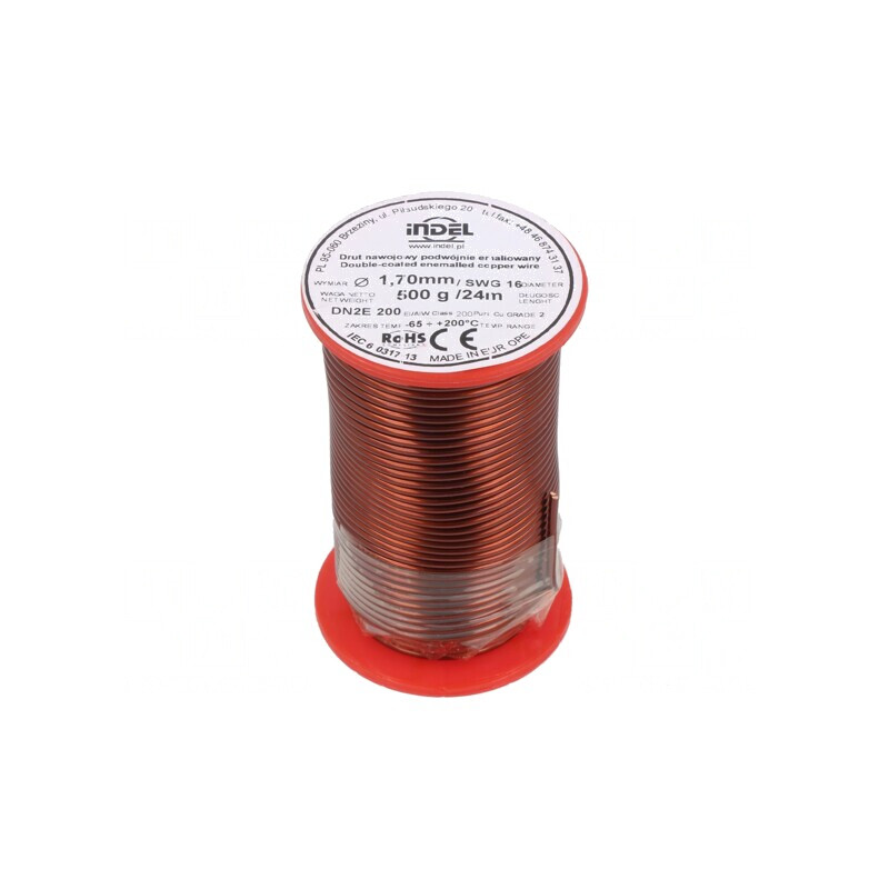 Sârmă dublu emailată 1,7mm 0,5kg Cu | Electronic-mag.ro | Componente Electronice Sârmă dublu emailată 1,7mm 0,5kg Cu | Electronic-mag.ro | Componente Electronice