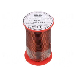 Sârmă dublu emailată 1,7mm 0,5kg Cu | Electronic-mag.ro | Componente Electronice