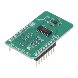 Senzor Hall 3D Click LIS2MDL I2C/SPI | Electronic-mag.ro | Componente Electronice
