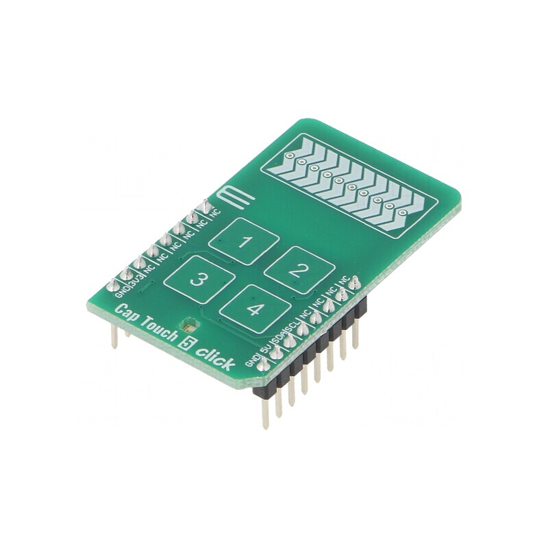 Click Board Tastatură Capacitivă I2C CAP TOUCH 5 | Electronic-mag.ro | Componente Electronice