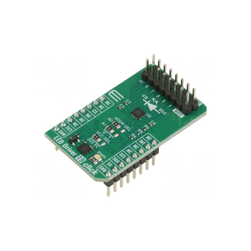 Driver LED I2C LED1202 Prototip Click Board | Electronic-mag.ro | Componente Electronice