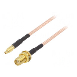 Cablu Coaxial MMCX Tată la SMA Soclu 0,5m | Electronic-mag.ro | Componente Electronice