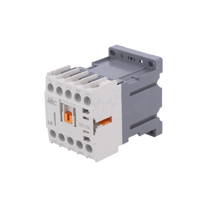 Contactor 3P NO 3 Aux NC 24VDC 16A IP20 | Electronic-mag.ro | Componente Electronice