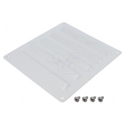 Protecție Oțel 170x190mm IP23 RAL 7035 | Electronic-mag.ro | Componente Electronice