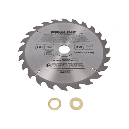 Disc Ferăstrău Circular 250mm 24 Dinți | Electronic-mag.ro | Componente Electronice