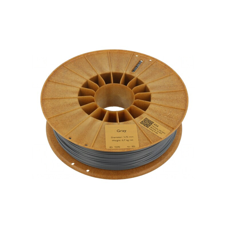 Filament ASA 1,75mm Gri 700g | Electronic-mag.ro | Componente Electronice
