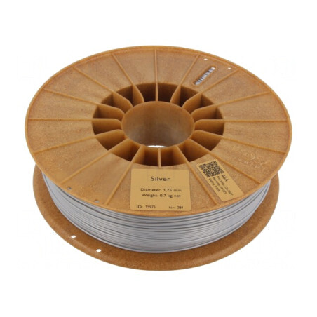 Filament ASA 1.75mm Argintiu 700g | Electronic-mag.ro | Componente Electronice