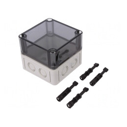 Carcasă Universală 94mm x 94mm x 81mm | Electronic-mag.ro | Componente Electronice