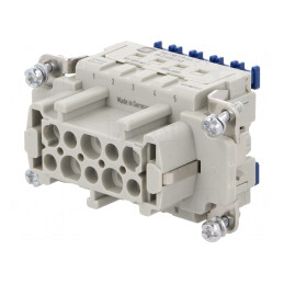 Conector HDC inserturi contact mamă Han ES Press PIN 10 | Electronic-mag.ro | Componente Electronice