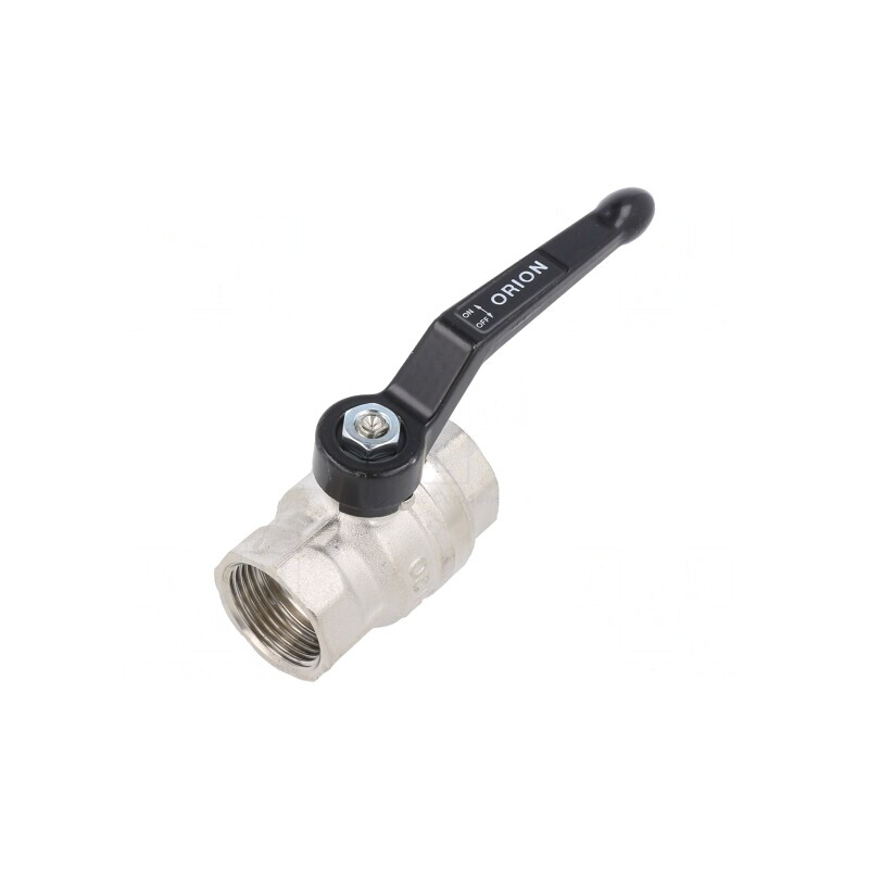 Robinet mecanic cu bilă 25bar alamă nichelată 15-90°C | Electronic-mag.ro | Componente Electronice