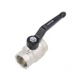 Robinet mecanic cu bilă 25bar alamă nichelată 15-90°C | Electronic-mag.ro | Componente Electronice