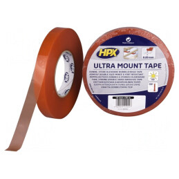 Bandă Adezivă Dublu Adezivă Transparentă 19mm x 50m | Electronic-mag.ro | Componente Electronice