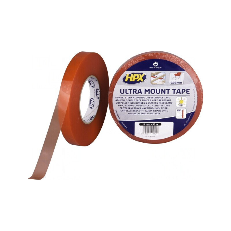 Bandă Adezivă Dublu Adezivă Transparentă 19mm x 50m | Electronic-mag.ro | Componente Electronice