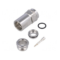 Mufă N Tată 50Ω pentru Cablu PTFE | Electronic-mag.ro | Componente Electronice