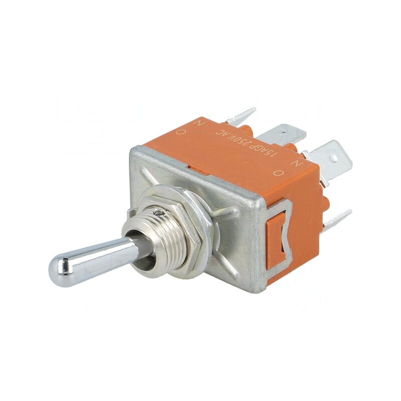 Comutator Basculant DPDT ON-ON 15A | Electronic-mag.ro | Componente Electronice