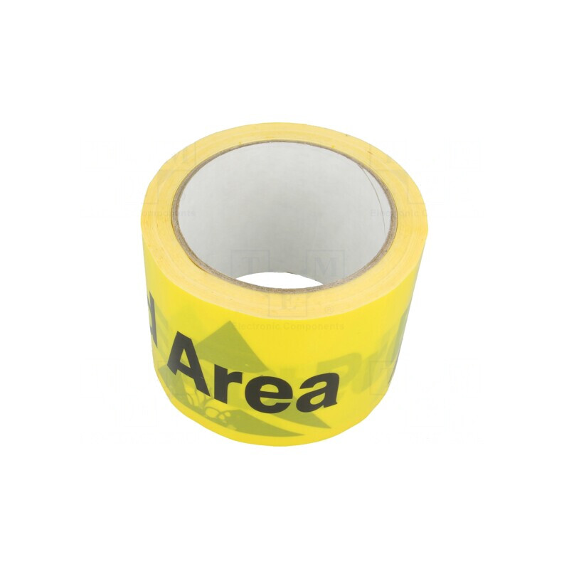 Bandă de avertizare ESD 33m x 75mm | Electronic-mag.ro | Componente Electronice Bandă de avertizare ESD 33m x 75mm | Electronic-mag.ro | Componente Electronice